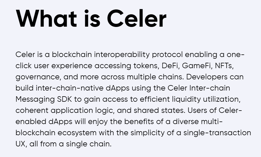 Celer Network（CELR）