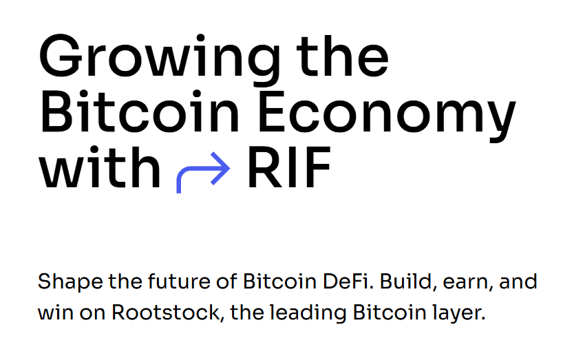 Rootstock Infrastructure Framework（RIF）